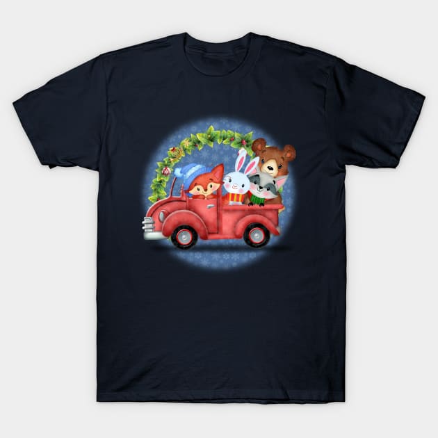 dashing threw the snow T-Shirt by richhwalsh